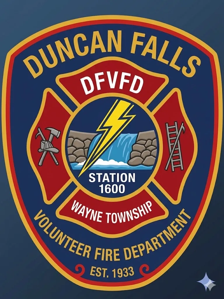 Wayne Township–Duncan Falls Volunteer Fire Department badge