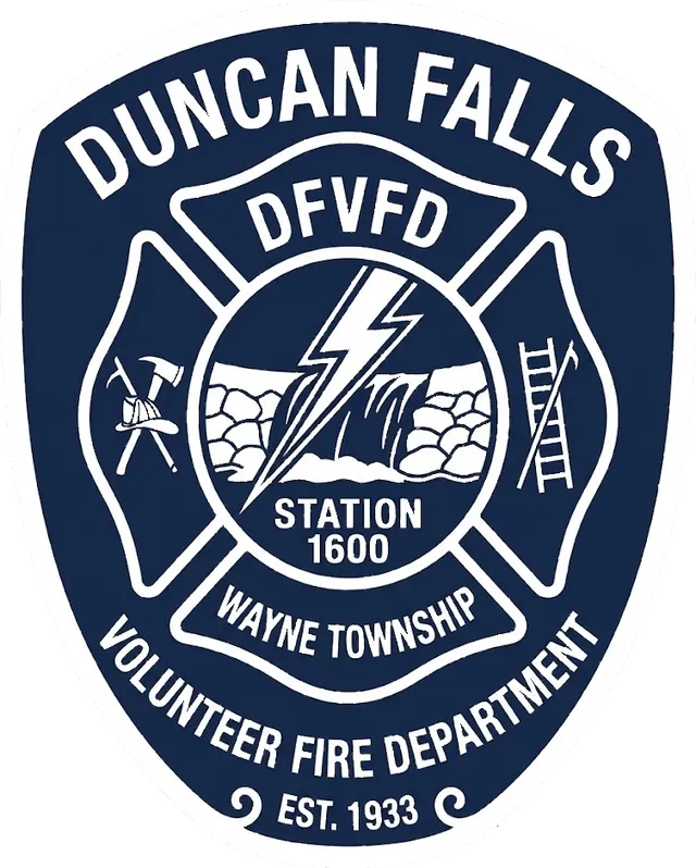 Wayne Township–Duncan Falls Volunteer Fire Department badge